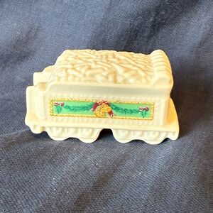 Lenox Christmas Holiday Village Collection Train Tender Car 1992 Preowned